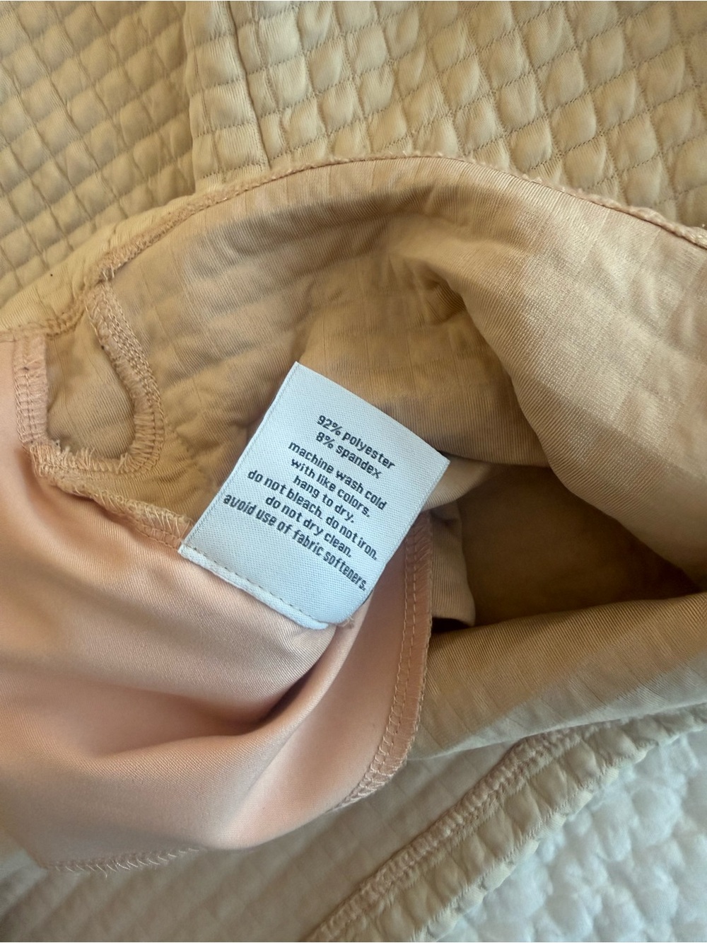 Dudley Stephen Beige Pocomo Pullover-quilted Quarter-Zip XL - Picture 4 of 5